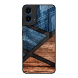 Wooden Tiles Motorola G45 5G Glass Back Cover Online