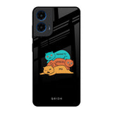 Anxiety Stress Motorola G45 5G Glass Back Cover Online