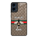 Blind For Love Motorola G45 5G Glass Back Cover Online