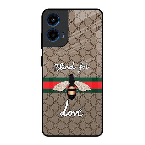 Blind For Love Motorola G45 5G Glass Back Cover Online