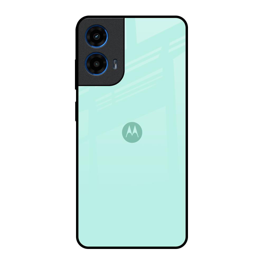 Teal Motorola G45 5G Glass Back Cover Online