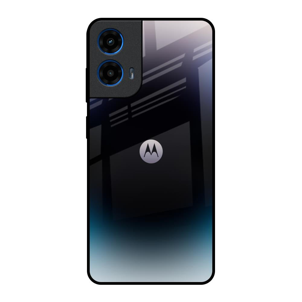 Black Obsidian Motorola G45 5G Glass Back Cover Online