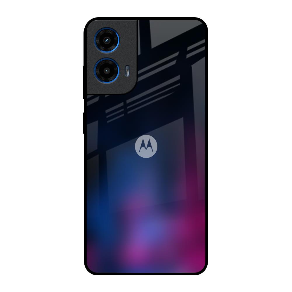 Pink Smudge Motorola G45 5G Glass Back Cover Online