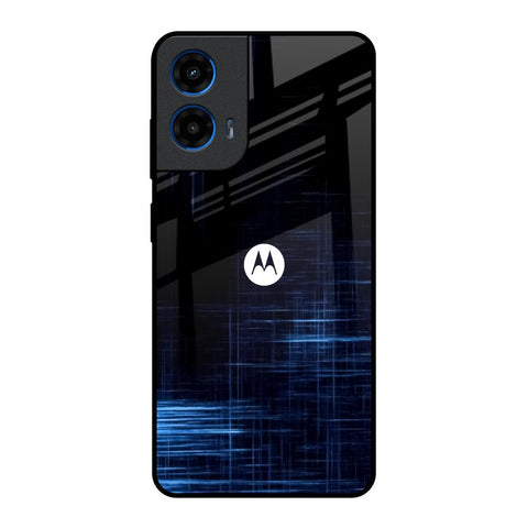 Blue Scratch Motorola G45 5G Glass Back Cover Online