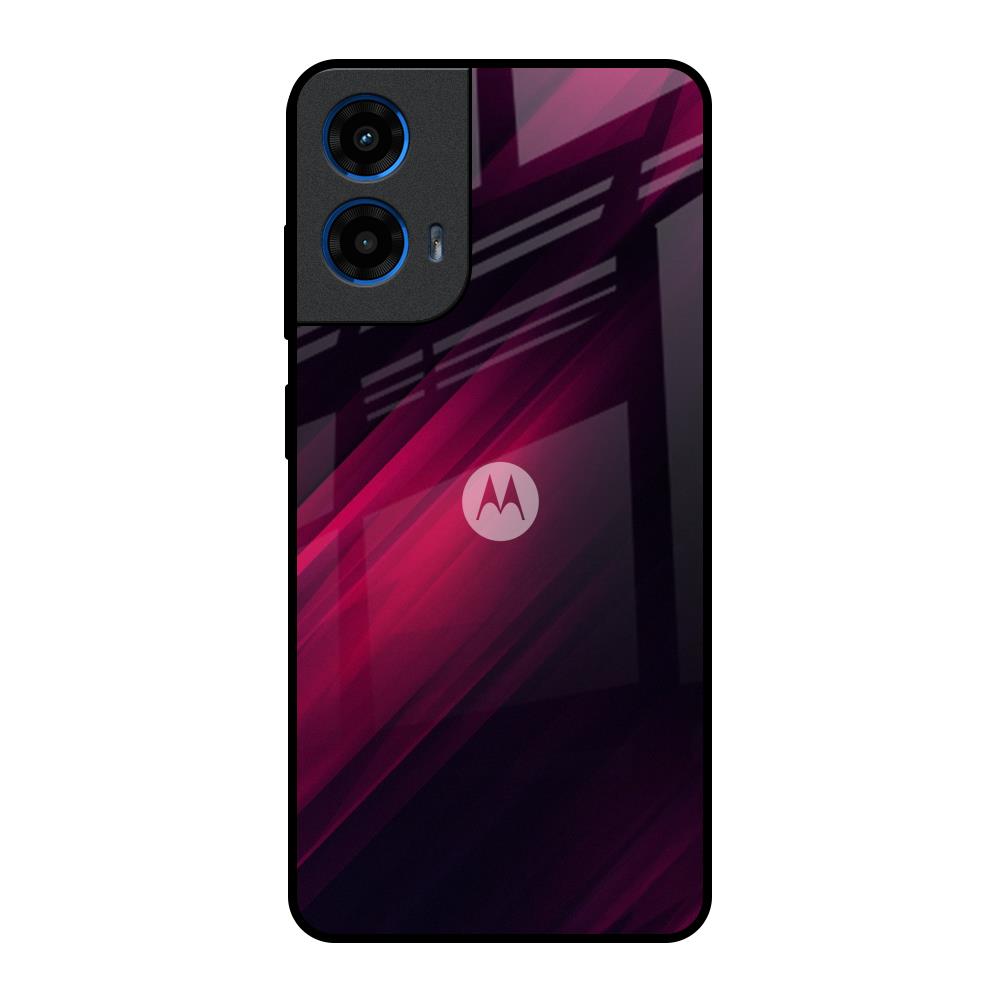 Razor Black Motorola G45 5G Glass Back Cover Online