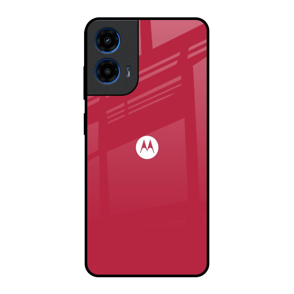 Solo Maroon Motorola G45 5G Glass Back Cover Online