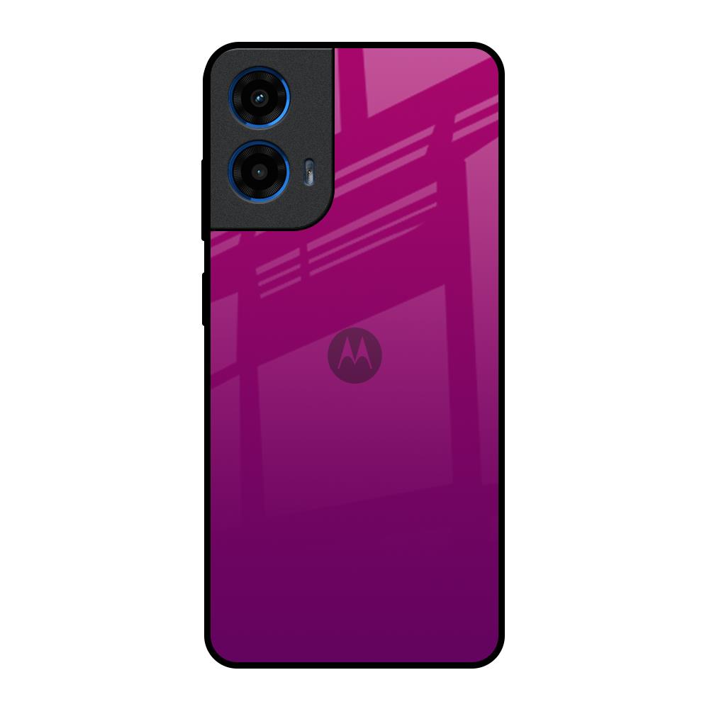 Magenta Gradient Motorola G45 5G Glass Back Cover Online