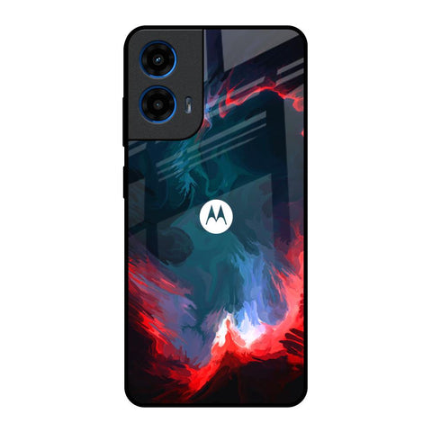 Brush Art Motorola G45 5G Glass Back Cover Online