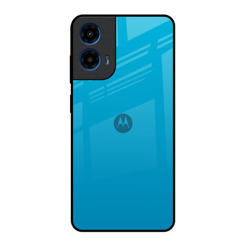 Blue Aqua Motorola G45 5G Glass Back Cover Online