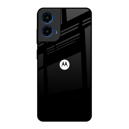 Jet Black Motorola G45 5G Glass Back Cover Online