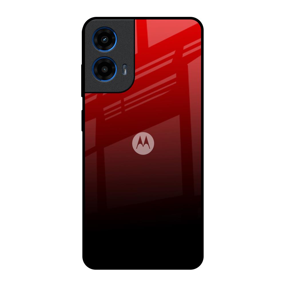 Maroon Faded Motorola G45 5G Glass Back Cover Online