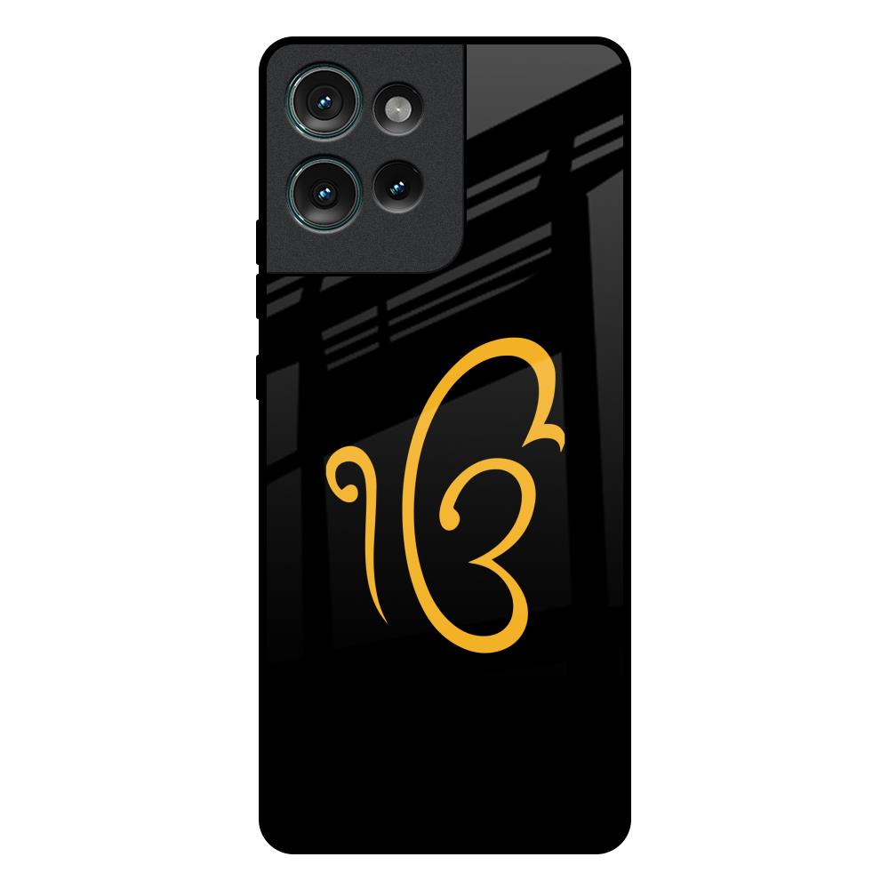 Luxury Fashion Initial Motorola Edge 50 5G Glass Back Cover Online