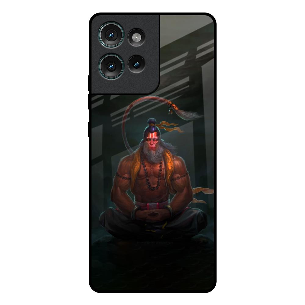 Lord Hanuman Animated Motorola Edge 50 5G Glass Back Cover Online