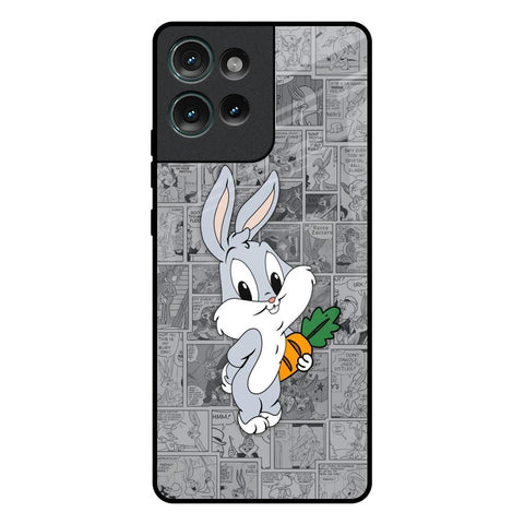 Cute Baby Bunny Motorola Edge 50 5G Glass Back Cover Online