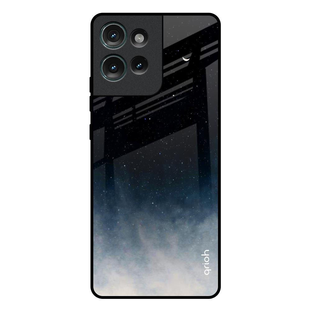 Black Aura Motorola Edge 50 5G Glass Back Cover Online