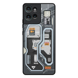 Retro Futuristic Motorola Edge 50 5G Glass Back Cover Online
