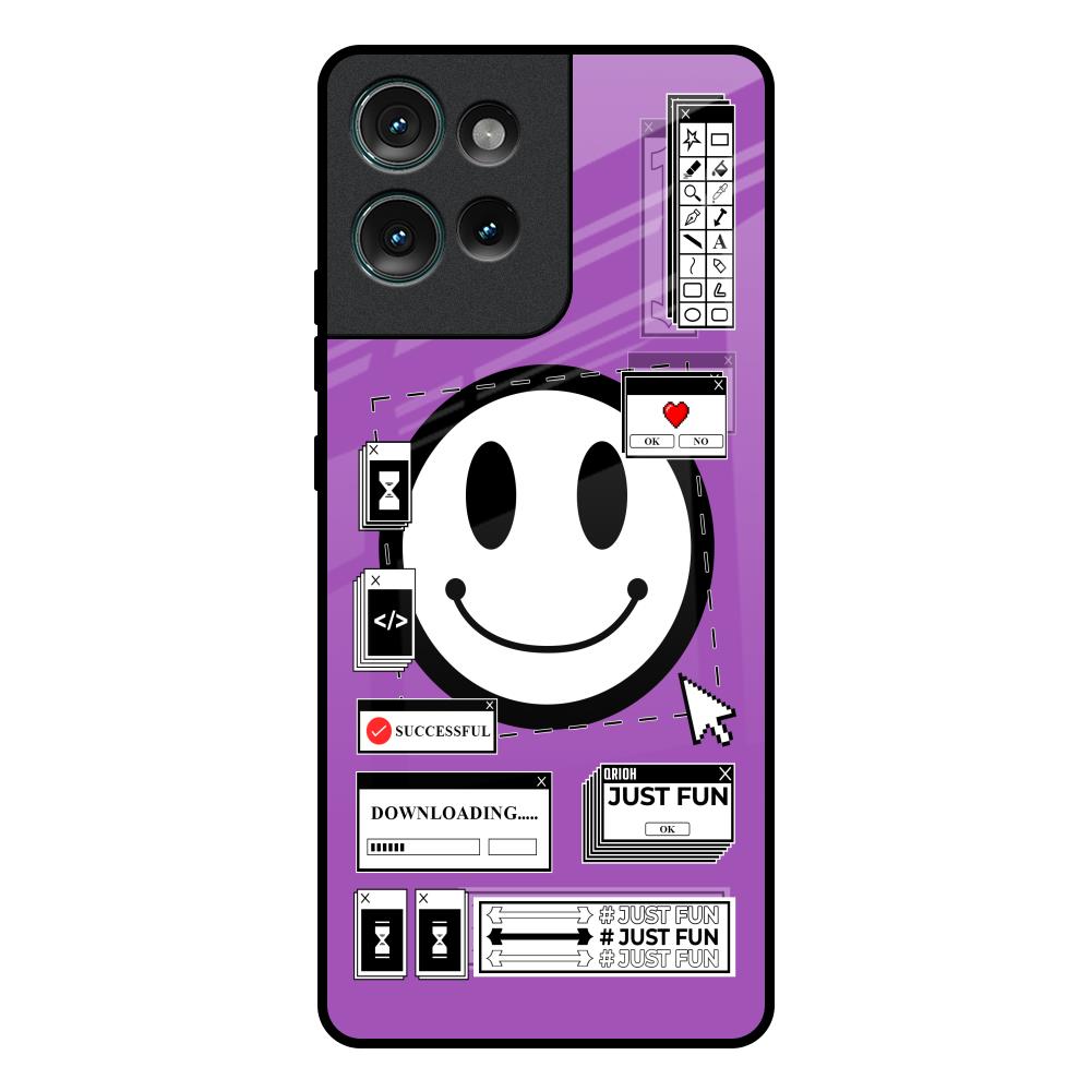 Code with Smile Motorola Edge 50 5G Glass Back Cover Online