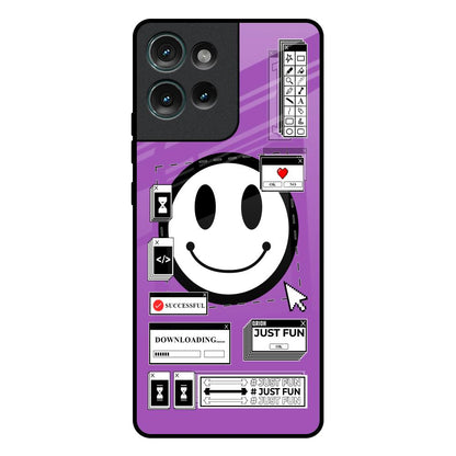 Code with Smile Motorola Edge 50 5G Glass Back Cover Online