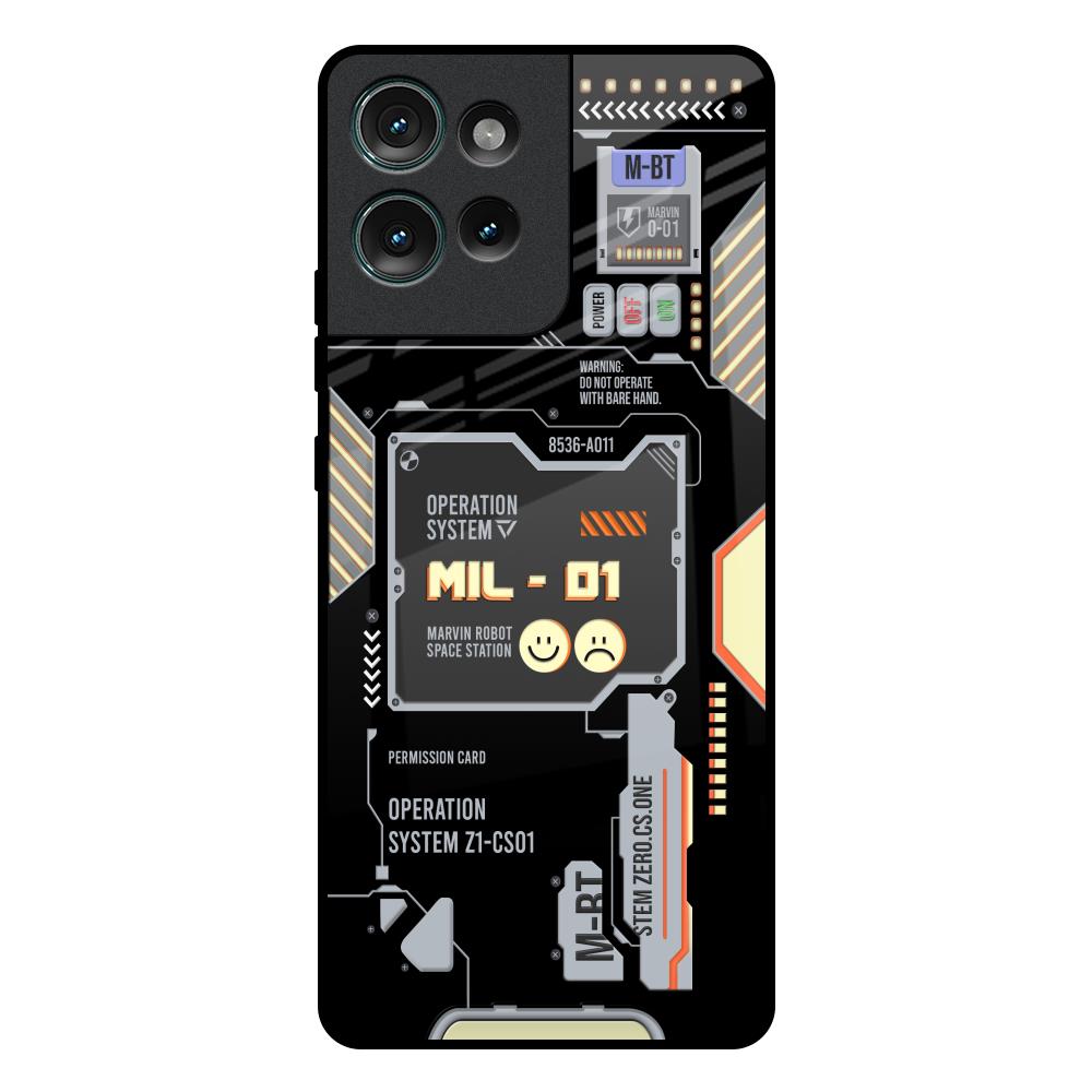 Exposed Parts Motorola Edge 50 5G Glass Back Cover Online