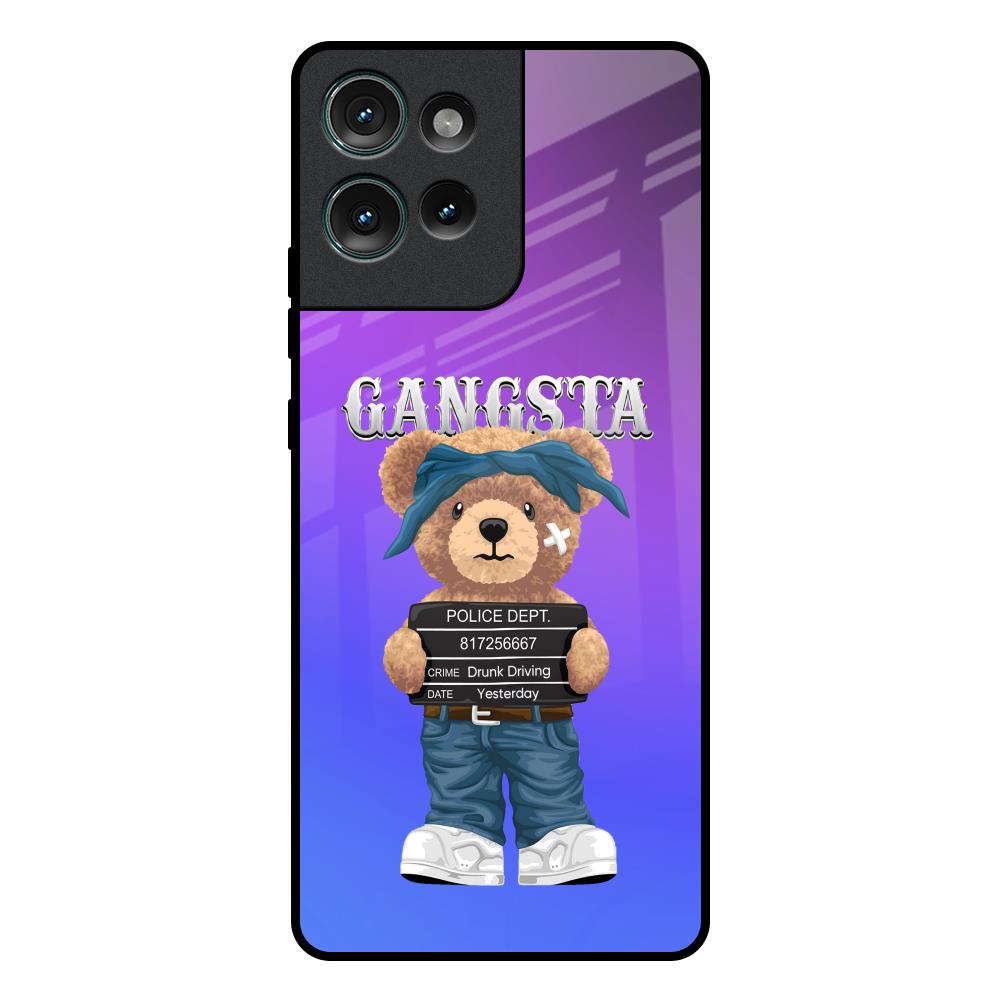 Gangsta Bear Motorola Edge 50 5G Glass Back Cover Online