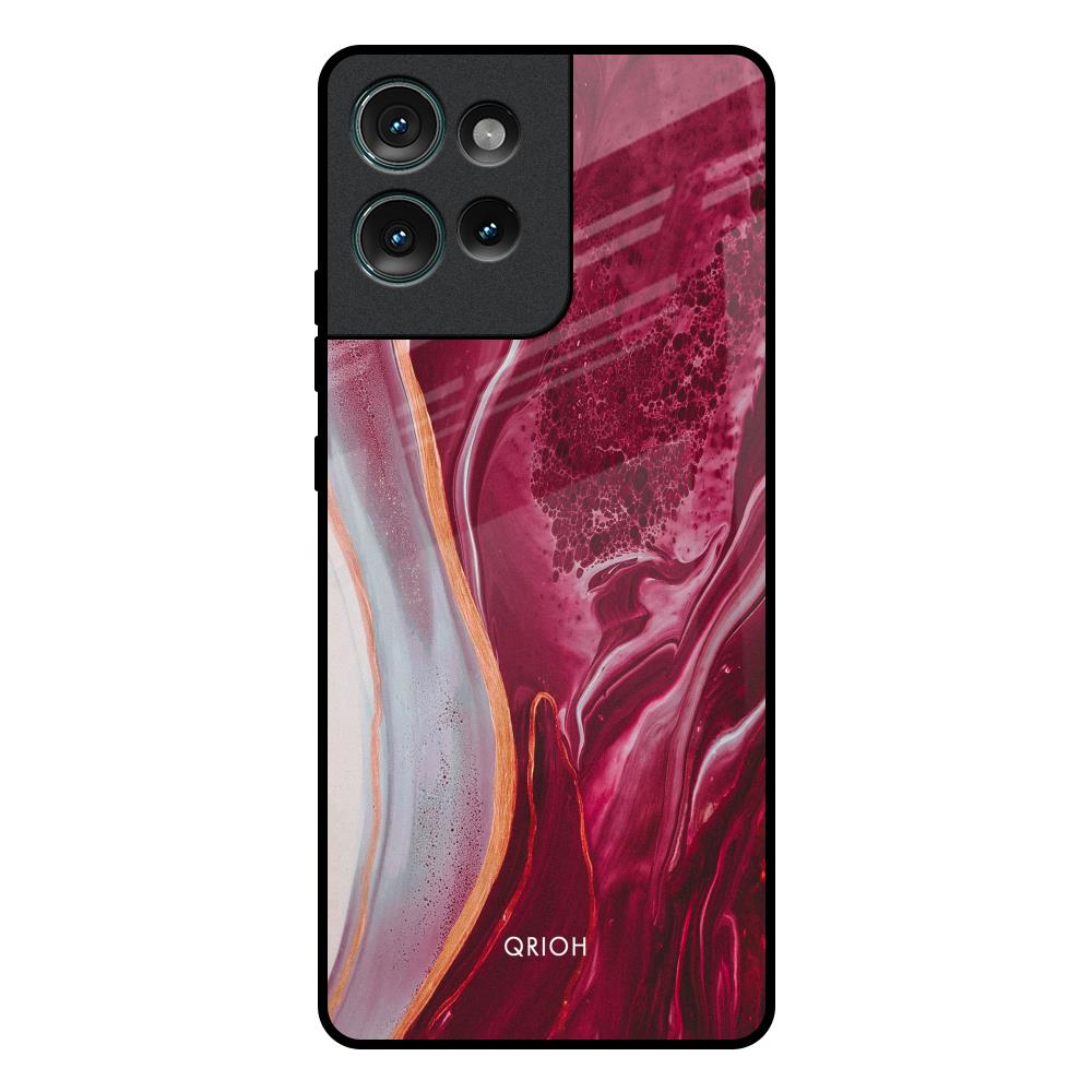 Crimson Ruby Motorola Edge 50 5G Glass Back Cover Online