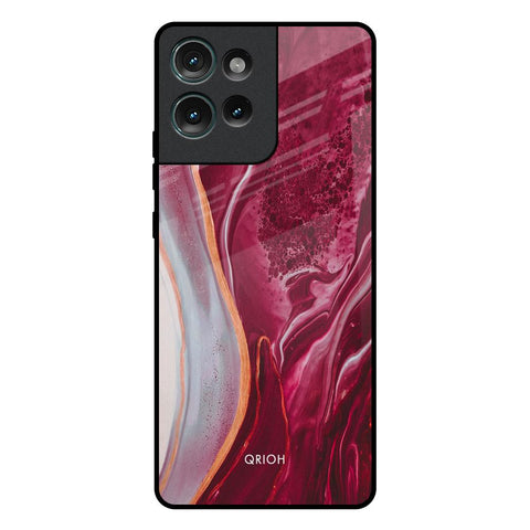 Crimson Ruby Motorola Edge 50 5G Glass Back Cover Online