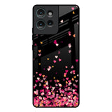 Heart Rain Fall Motorola Edge 50 5G Glass Back Cover Online