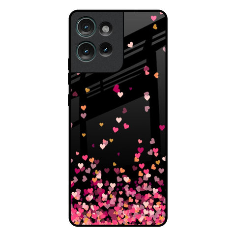 Heart Rain Fall Motorola Edge 50 5G Glass Back Cover Online