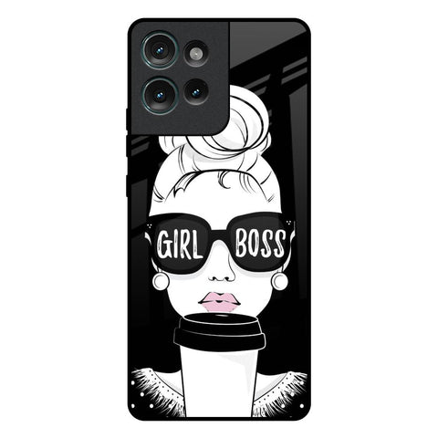 Girl Boss Motorola Edge 50 5G Glass Back Cover Online