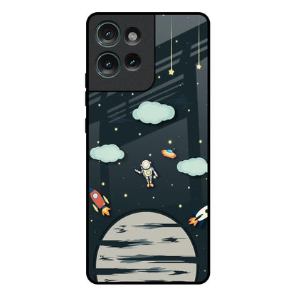 Astronaut Dream Motorola Edge 50 5G Glass Back Cover Online