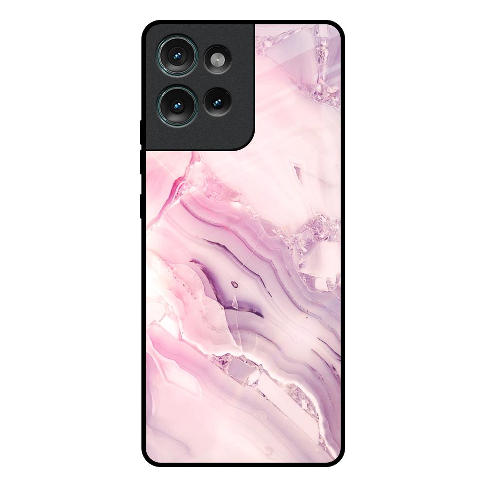 Diamond Pink Gradient Motorola Edge 50 5G Glass Back Cover Online