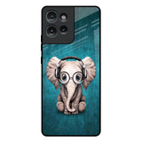 Adorable Baby Elephant Motorola Edge 50 5G Glass Back Cover Online