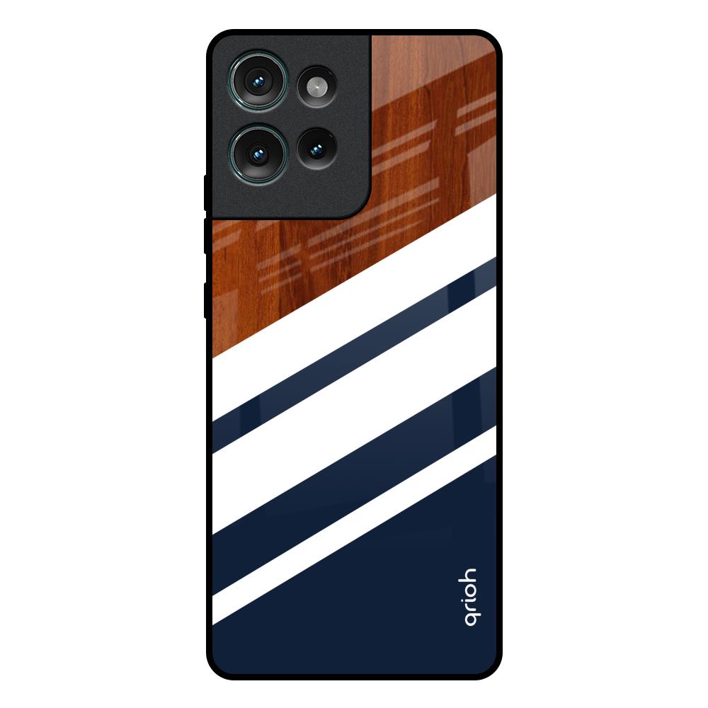 Bold Stripes Motorola Edge 50 5G Glass Back Cover Online
