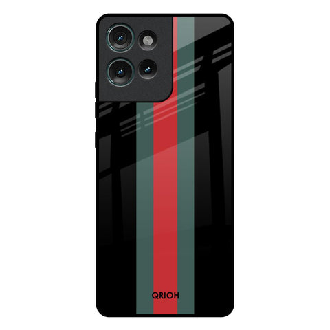 Vertical Stripes Motorola Edge 50 5G Glass Back Cover Online