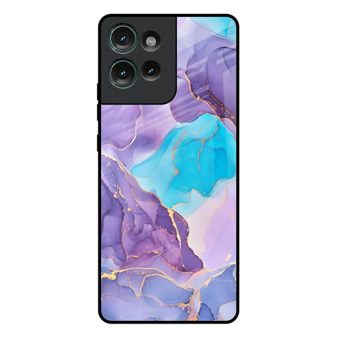 Alcohol ink Marble Motorola Edge 50 5G Glass Back Cover Online