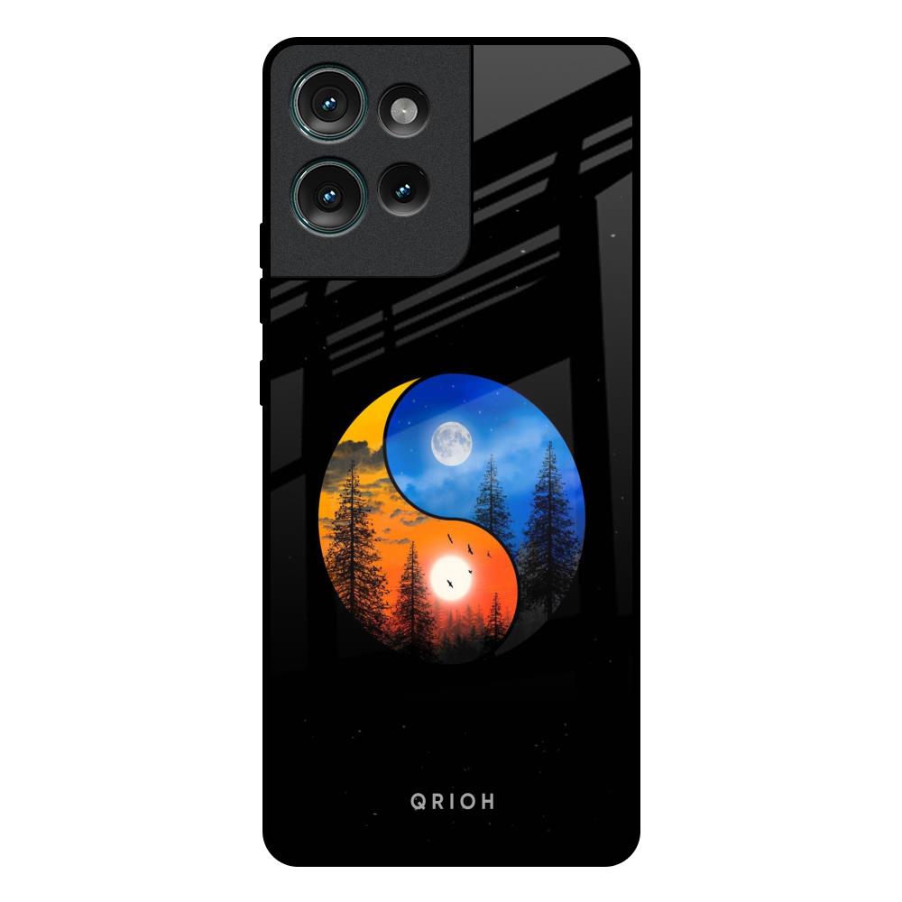 Yin Yang Balance Motorola Edge 50 5G Glass Back Cover Online