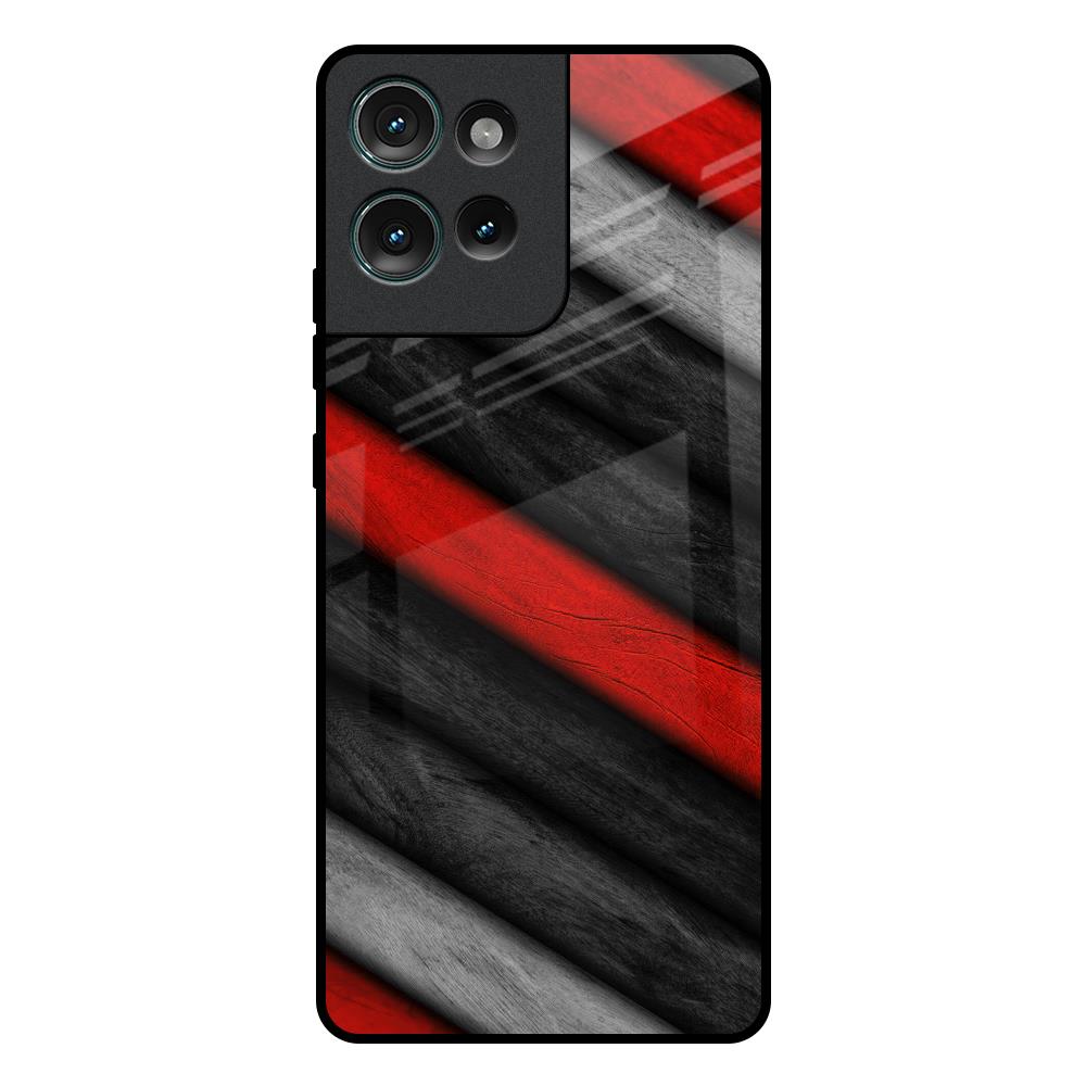 Soft Wooden Texture Motorola Edge 50 5G Glass Back Cover Online