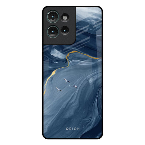 Deep Ocean Marble Motorola Edge 50 5G Glass Back Cover Online