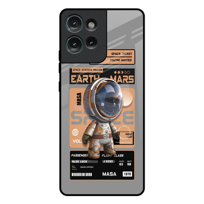Space Ticket Motorola Edge 50 5G Glass Back Cover Online