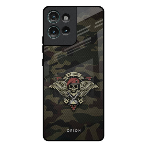 Army Warrior Motorola Edge 50 5G Glass Back Cover Online