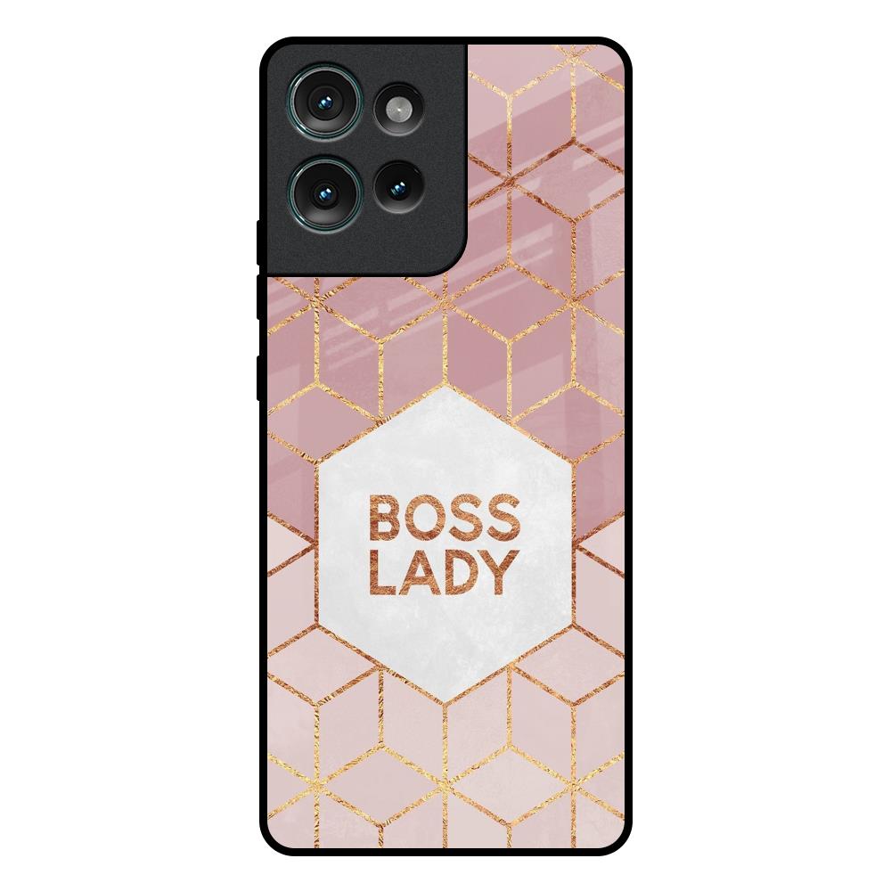 Boss Lady Motorola Edge 50 5G Glass Back Cover Online