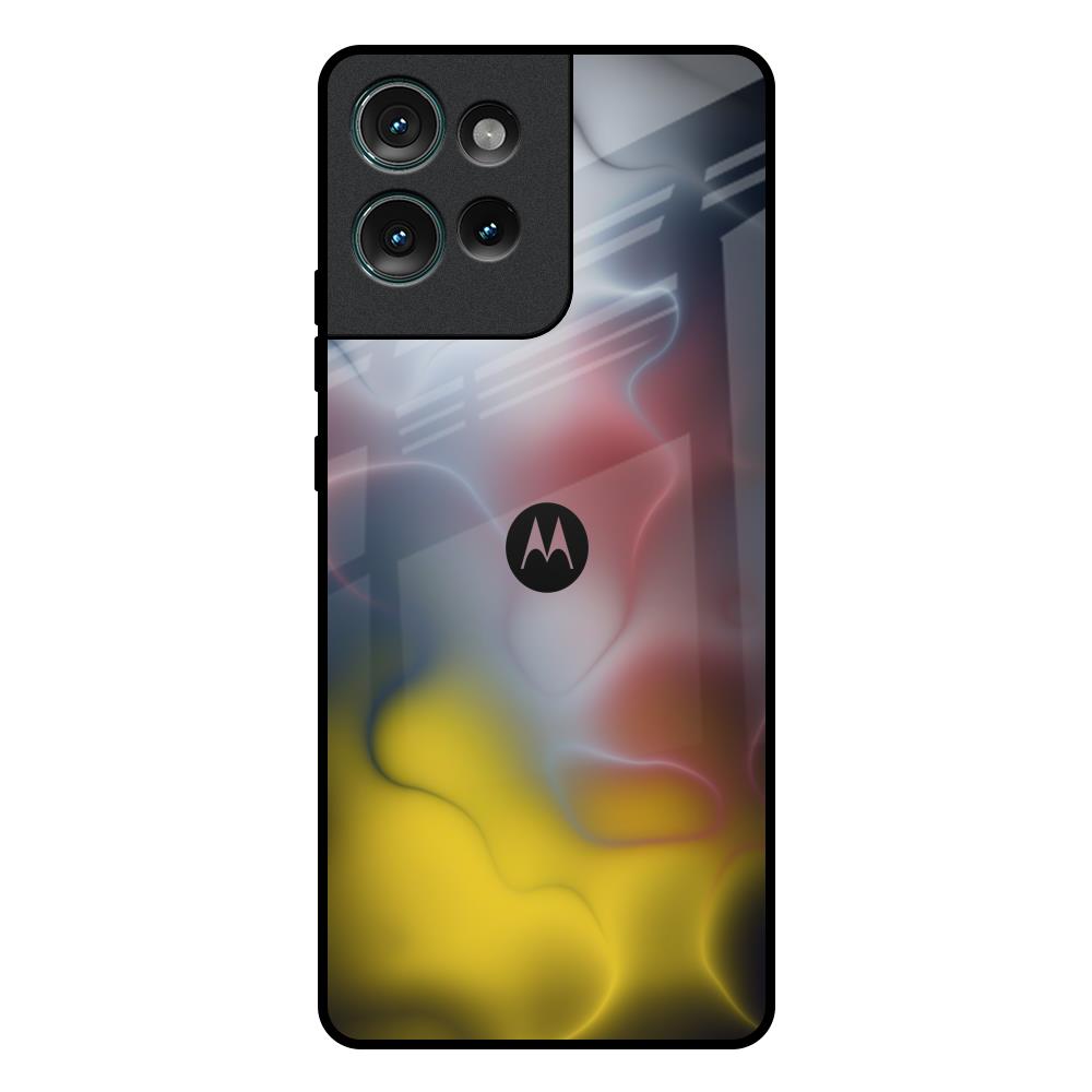 Colorful Smoke Motorola Edge 50 5G Glass Back Cover Online