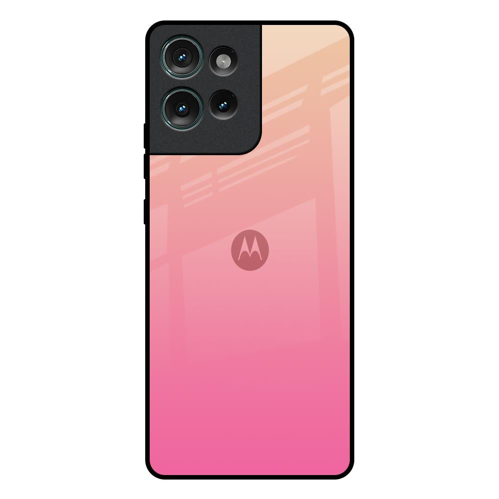 Pastel Pink Gradient Motorola Edge 50 5G Glass Back Cover Online