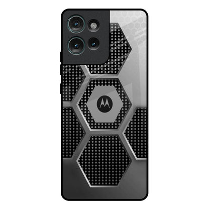 Hexagon Style Motorola Edge 50 5G Glass Back Cover Online