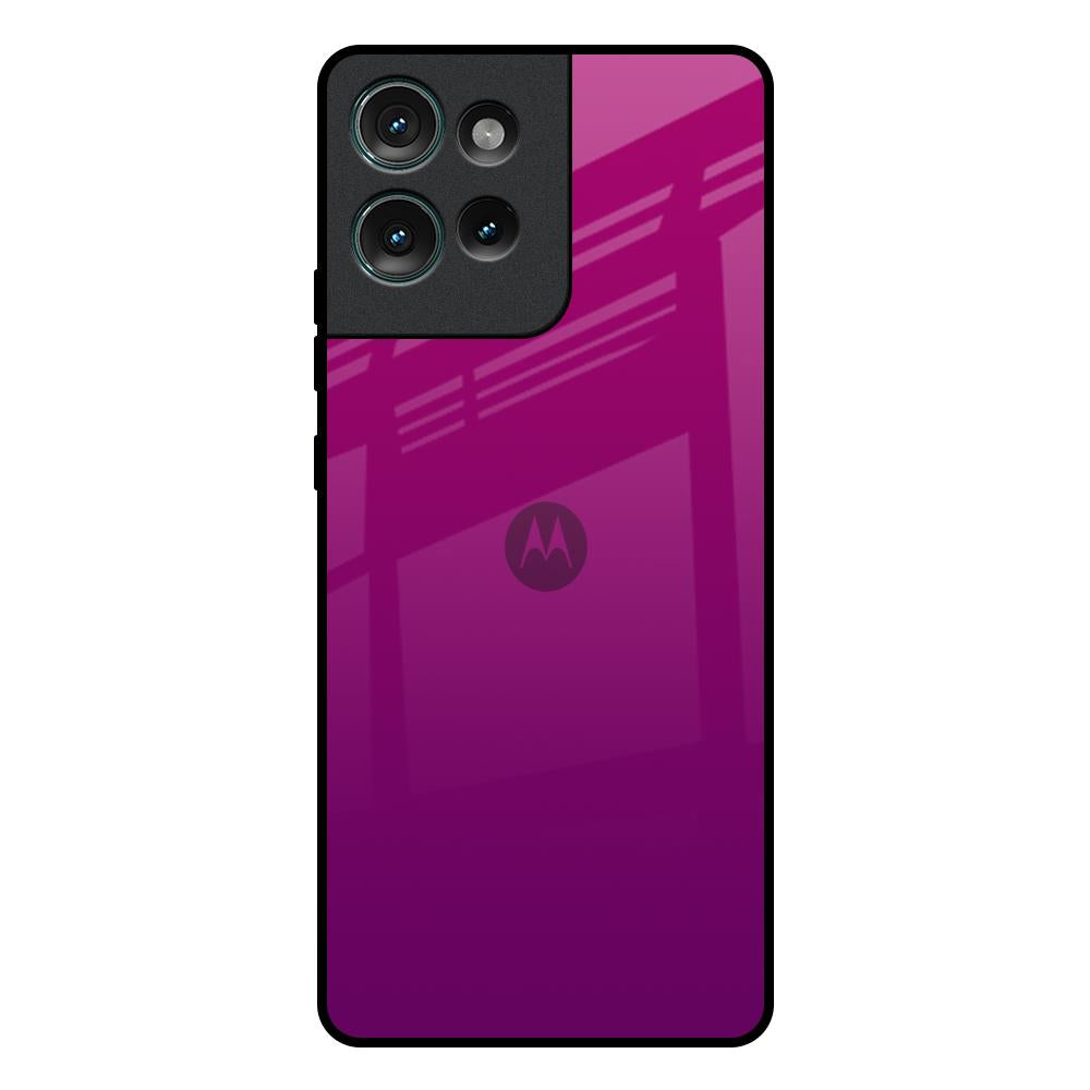 Magenta Gradient Motorola Edge 50 5G Glass Back Cover Online