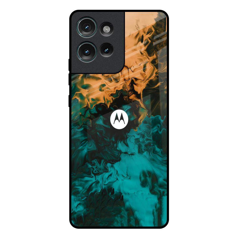 Watercolor Wave Motorola Edge 50 5G Glass Back Cover Online