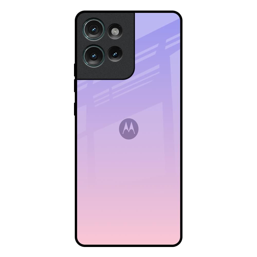 Lavender Gradient Motorola Edge 50 5G Glass Back Cover Online