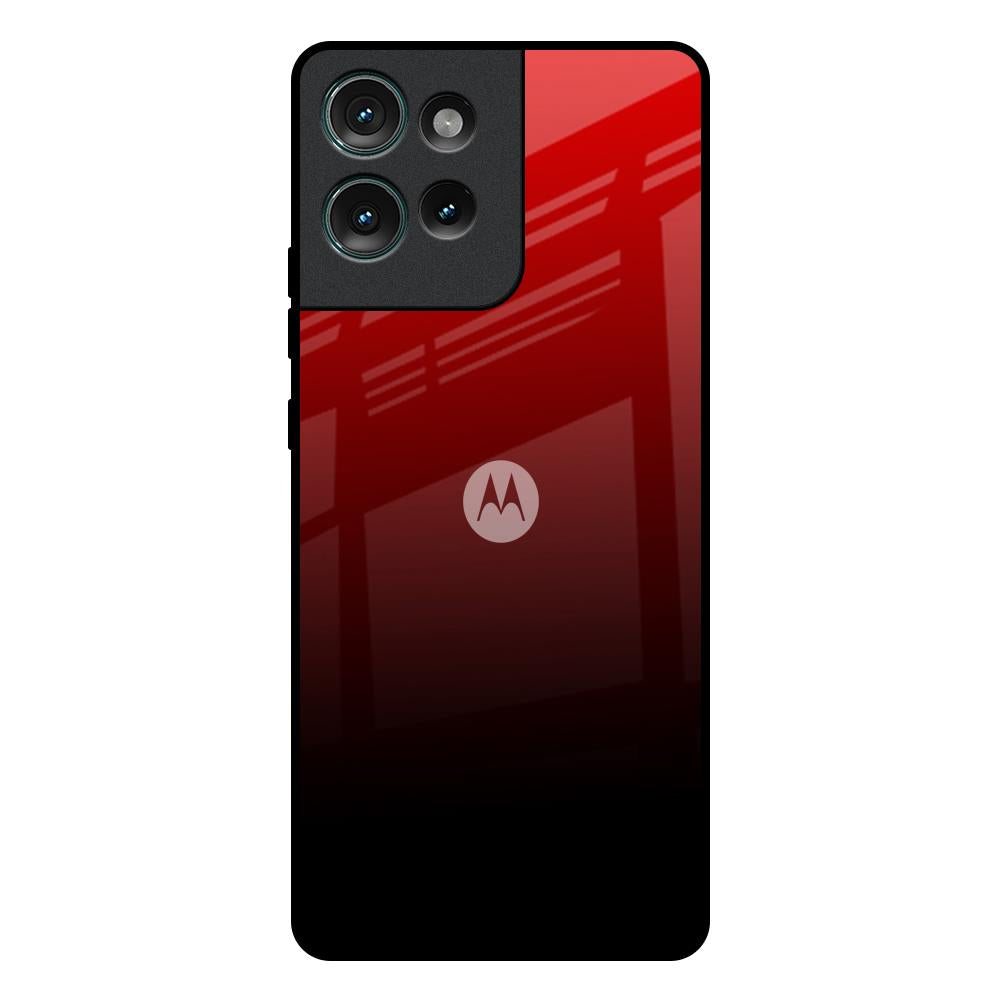Maroon Faded Motorola Edge 50 5G Glass Back Cover Online