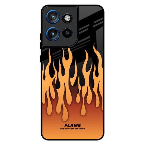 Fire Flame Motorola Edge 50 Neo 5G Glass Back Cover Online