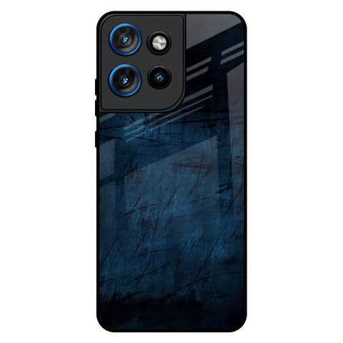 Dark Blue Grunge Motorola Edge 50 Neo 5G Glass Back Cover Online